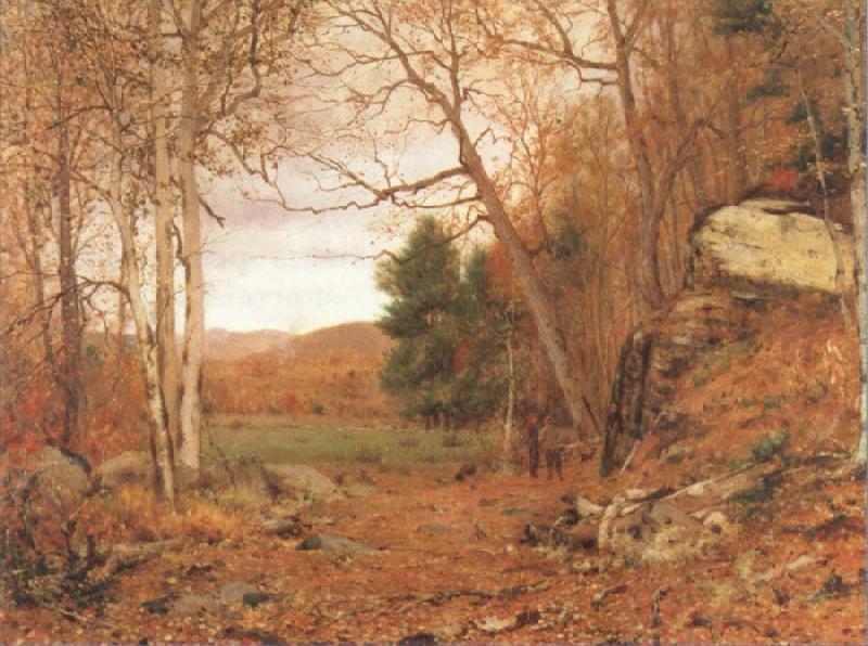 Jervis Mcentee Autumn Landscape France oil painting art